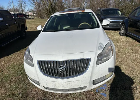 2011 Buick Regal Cxl Turbo Russelsheim из США, поврежденный, VIN W04GW5EV1B1041372